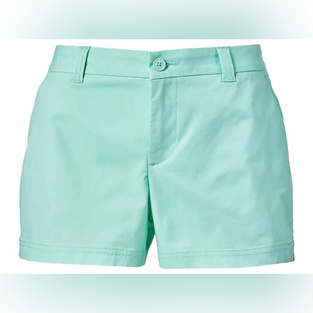 NWT Magellan Outdoors Women's Happy Camper Shorts in Beach Glass 14 - Picture 1 of 6
